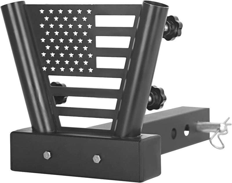 Sidasu Heavy Duty Hitch Flag Pole Holder,Trailer Hitch Flag Pole Holder, Universal Flag Holder for Truck,Car, SUV, Pickup, Camper & Trailer,Compatible with 2" Trailer Receiver - Image 4
